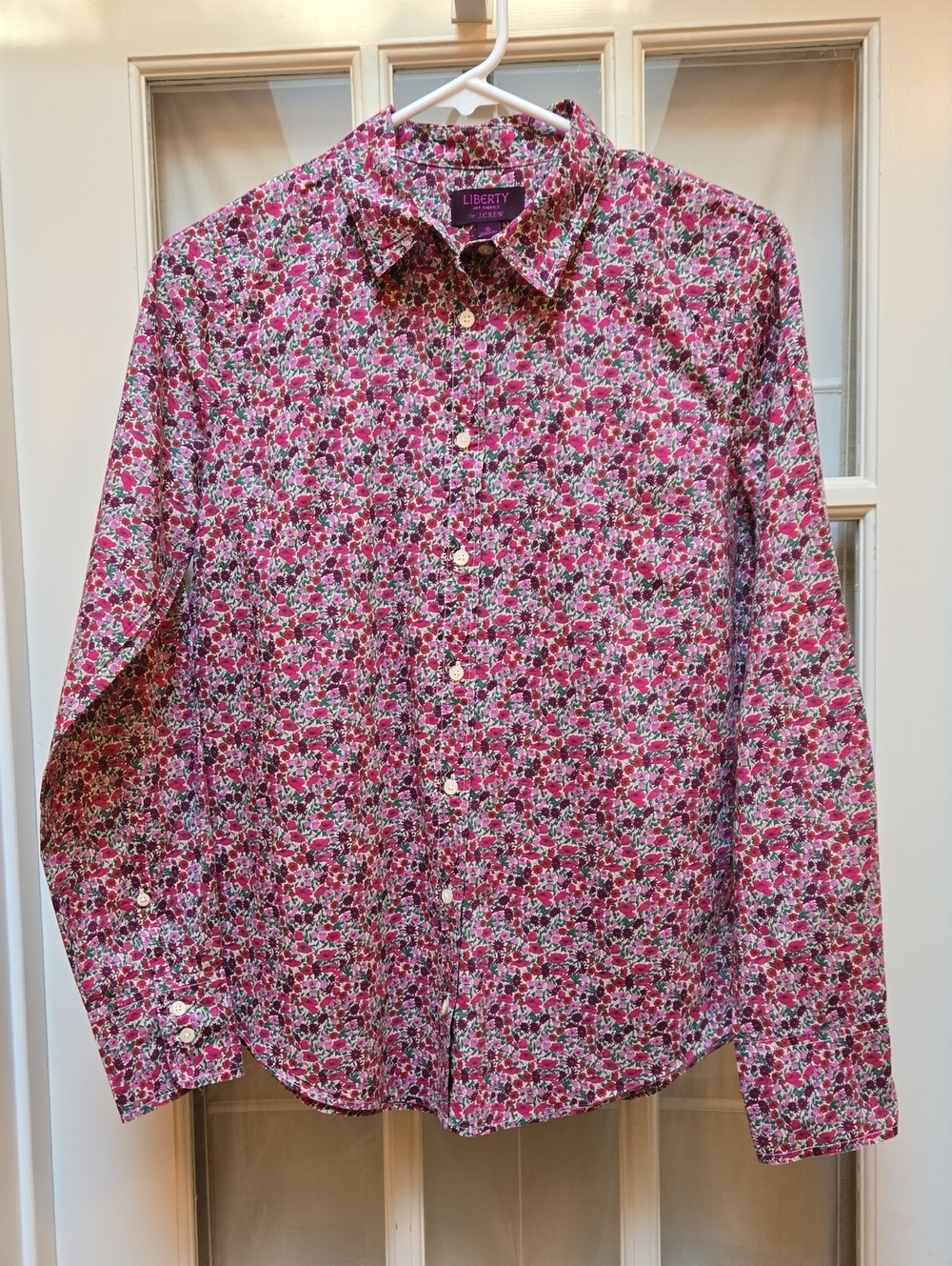 J. Crew Liberty Of London Pink Floral Button-Down Shirt